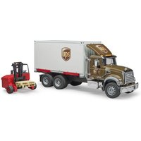 Bruder - MACK Granite UPS Logistik-LKW mit Mitnahmestapler Bruder - MACK Granite UPS Logistik-LKW mit Mitnahmestapler von Bruder