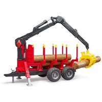 Bruder Profi-Serie Rückeanhänger mit Ladekran, 4 Baumstämmen und Holzgreifer Bruder Profi-Serie Rückeanhänger mit Ladekran, 4 Baumstämmen und Holzgreifer von Bruder