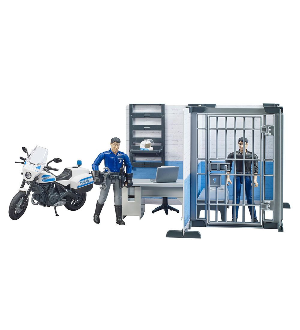 Bruder Spielset - bworld - Polizeistation m. Motorrad - 62732 - Bruder - One Size - Spielzeugfiguren Bruder Spielset - bworld - Polizeistation m. Motorrad - 62732 - Bruder - One Size - Spielzeugfiguren von Bruder