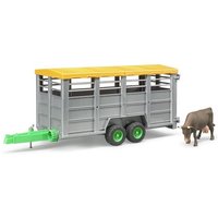 Bruder - Viehtransportanhänger mit 1 Kuh von Bruder