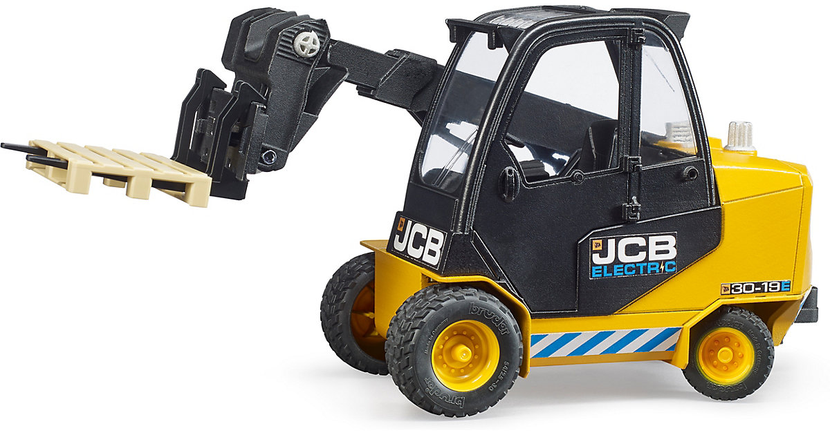 JCB Teletruck mit Palette bunt JCB Teletruck mit Palette bunt von Bruder