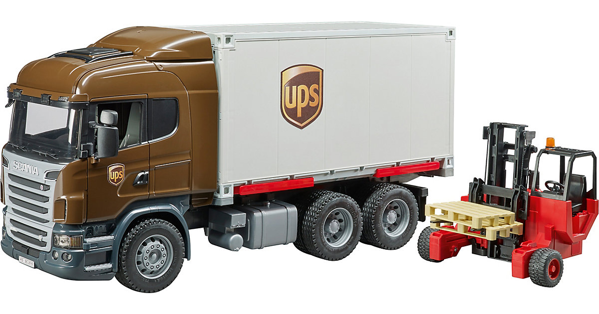 Scania R-Serie UPS Logistik-LKW m. Stap von Bruder