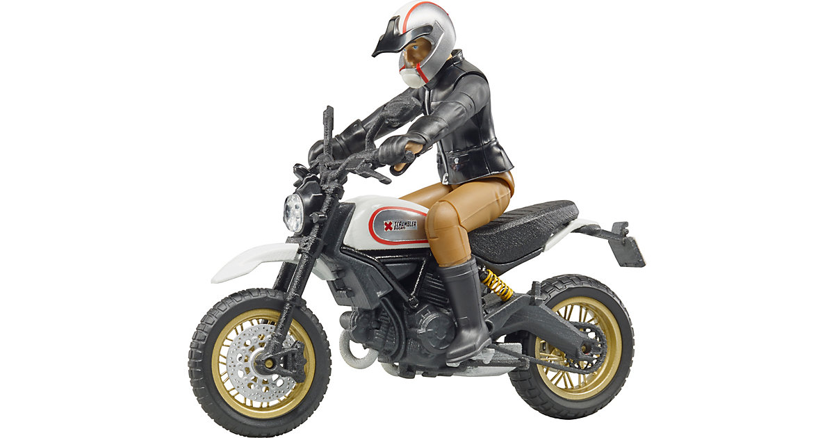 Scrambler Ducati Desert Sled mit Fahrer Scrambler Ducati Desert Sled mit Fahrer von Bruder