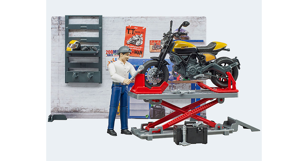 bworld Motorradwerkstatt mit Scrambler Ducati Full Trottle bworld Motorradwerkstatt mit Scrambler Ducati Full Trottle von Bruder