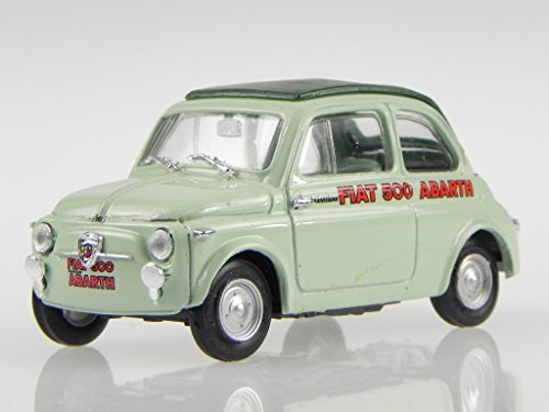 Fiat 500 Abarth Record 1958 grau Modellauto Brumm 1:43 made in italy von Brumm