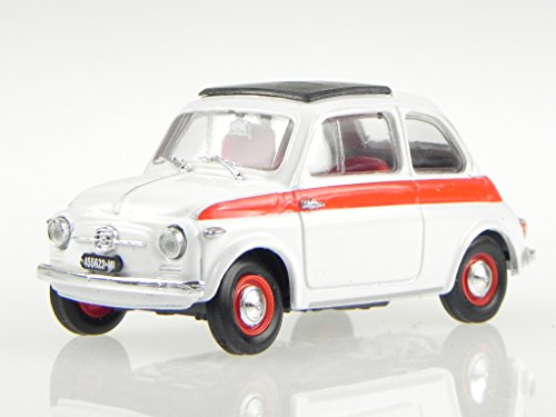 Fiat 500 Sport 1959 weiss T.A. Modellauto Brumm 1:43 made in italy von Brumm