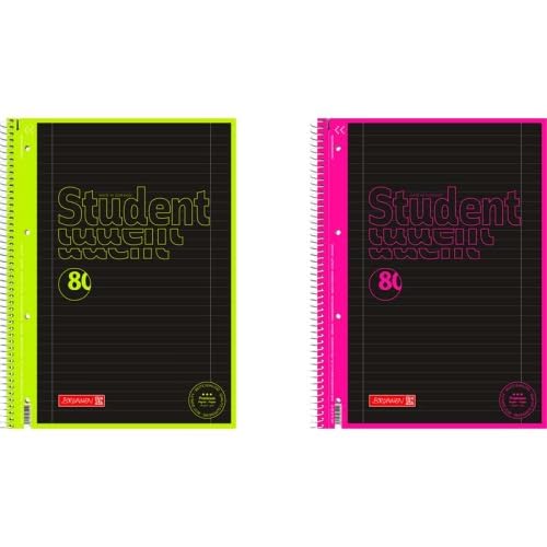 5 x BRUNNEN Collegeblock A4 Lin.27 Black Neon 5 x BRUNNEN Collegeblock A4 Lin.27 Black Neon von Brunnen