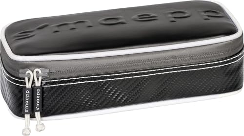 BRUNNEN Schlampermäppchen s'maepp XL „Carbon“ | 1 Klappe(n), schwarz/silberfarben BRUNNEN Schlampermäppchen s'maepp XL „Carbon“ | 1 Klappe(n), schwarz/silberfarben von BRUNNEN