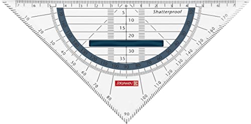BRUNNEN Geometrie-Dreieck Colour Code 16 cm Denim von BRUNNEN