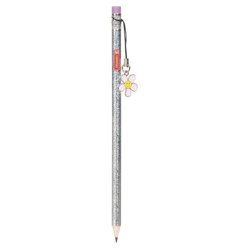 BRUNNEN Bleistift mit Radiergummi, Brunnen Designs Happy Hippie-Radiergummi von Brunnen
