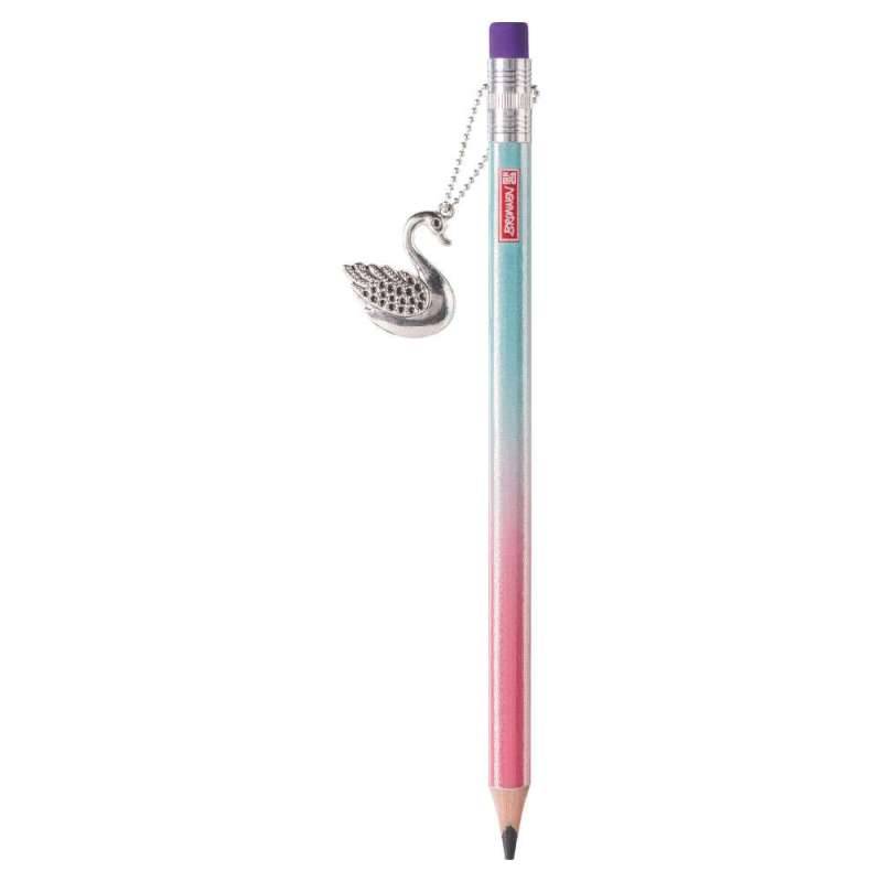 BRUNNEN Bleistift mit Radiergummi, Brunnen Designs Unicorn Princess-Radiergummi von Brunnen