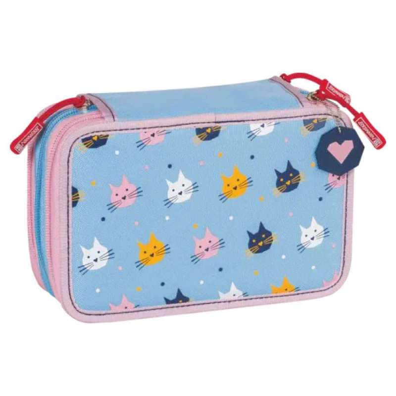 BRUNNEN Federmäppchen 3-Zip, Brunnen Designs Cats--Federmäppchen BRUNNEN Federmäppchen 3-Zip, Brunnen Designs Cats--Federmäppchen von Brunnen