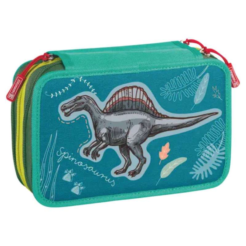 BRUNNEN Federmäppchen 3-Zip, Brunnen Designs Dinosaurier-Federmäppchen BRUNNEN Federmäppchen 3-Zip, Brunnen Designs Dinosaurier-Federmäppchen von Brunnen