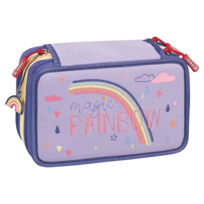 BRUNNEN Federmäppchen 3-Zip, Brunnen Designs Magic Rainbow-Federmäppchen BRUNNEN Federmäppchen 3-Zip, Brunnen Designs Magic Rainbow-Federmäppchen von Brunnen