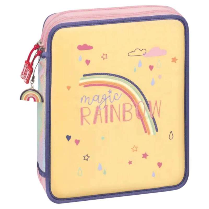 BRUNNEN Federmäppchen XXL 2-Zip, Brunnen Designs Magic Rainbow-Federmäppchen BRUNNEN Federmäppchen XXL 2-Zip, Brunnen Designs Magic Rainbow-Federmäppchen von Brunnen