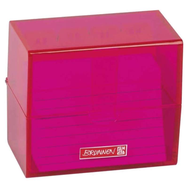 BRUNNEN Karteikartenbox, Format A8, BRUNNEN Modell Colour Code, Farbe pink BRUNNEN Karteikartenbox, Format A8, BRUNNEN Modell Colour Code, Farbe pink von Brunnen