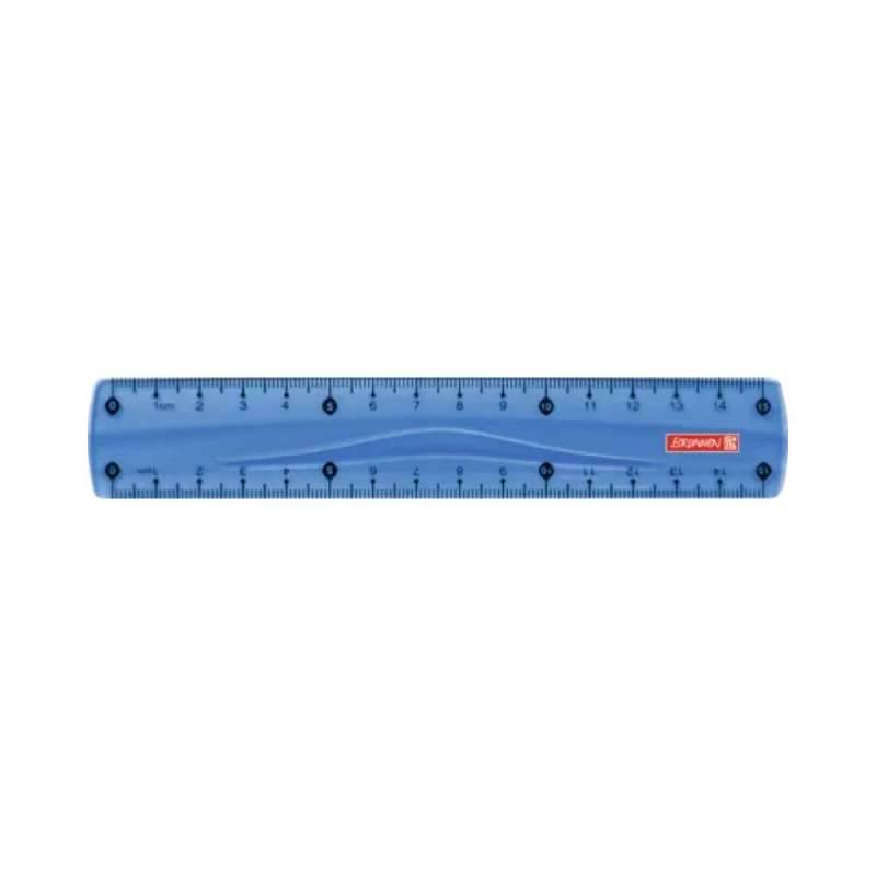 BRUNNEN Lineal Colour, Länge (cm) 15 cm, Farbe azur von Brunnen