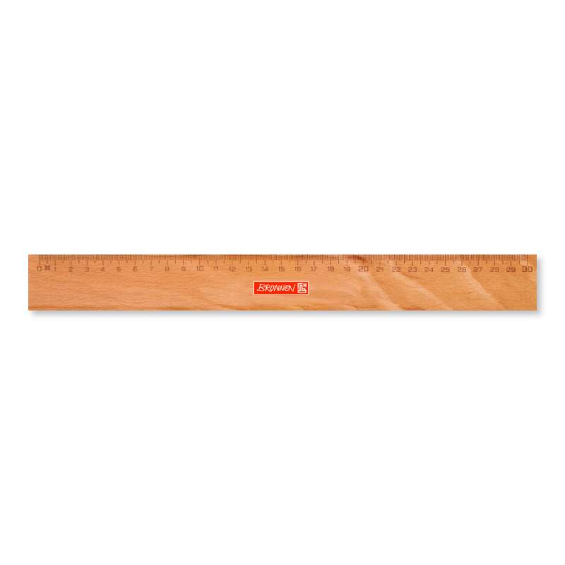 BRUNNEN Lineal Holz, Länge (cm) 30 cm von Brunnen