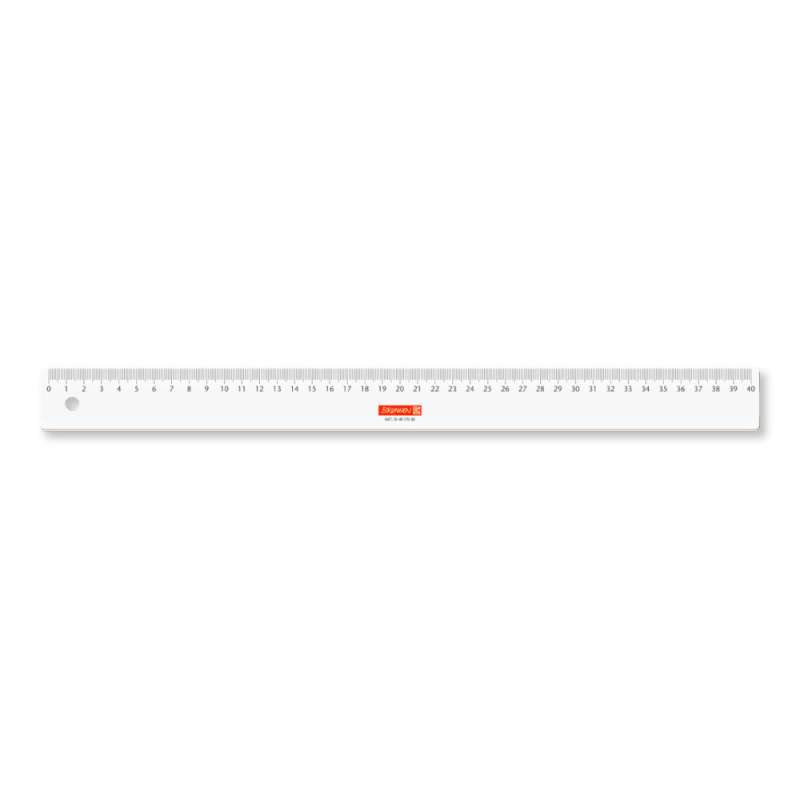 BRUNNEN Lineal glasklar, Länge (cm) 20 cm von Brunnen