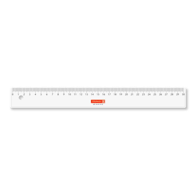 BRUNNEN Lineal glasklar, Länge (cm) 30 cm von Brunnen