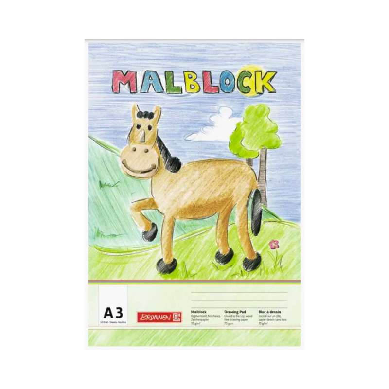 BRUNNEN Malblock, Format A3, Blatt Anzahl 50 Blatt BRUNNEN Malblock, Format A3, Blatt Anzahl 50 Blatt von Brunnen