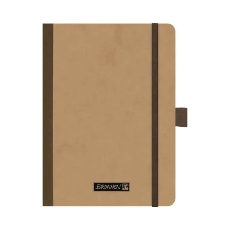 BRUNNEN Notizbuch | Kladde, Ausführung mit Gummiverschluss, Lineatur dotted, Format A6, Farbe braun BRUNNEN Notizbuch | Kladde, Ausführung mit Gummiverschluss, Lineatur dotted, Format A6, Farbe braun von Brunnen