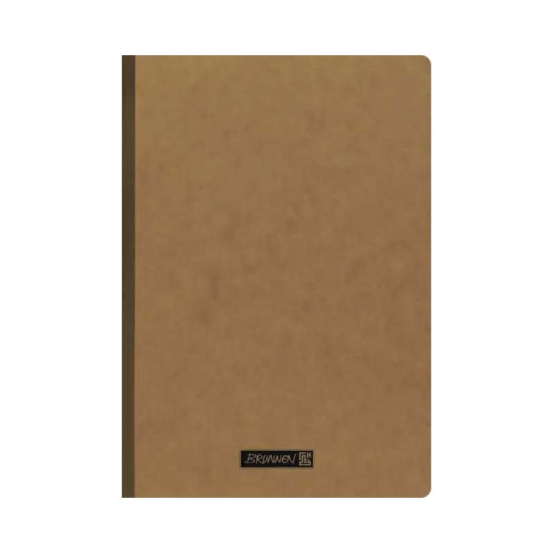 BRUNNEN Notizbuch | Kladde, Ausführung ohne Gummiverschluss, Lineatur kariert, Format A4, Farbe braun BRUNNEN Notizbuch | Kladde, Ausführung ohne Gummiverschluss, Lineatur kariert, Format A4, Farbe braun von Brunnen