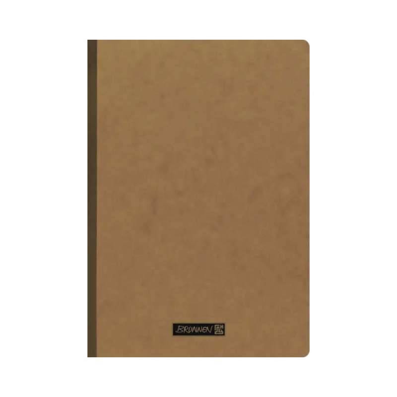 BRUNNEN Notizbuch | Kladde, Ausführung ohne Gummiverschluss, Lineatur kariert, Format A4, Farbe braun BRUNNEN Notizbuch | Kladde, Ausführung ohne Gummiverschluss, Lineatur kariert, Format A4, Farbe braun von Brunnen