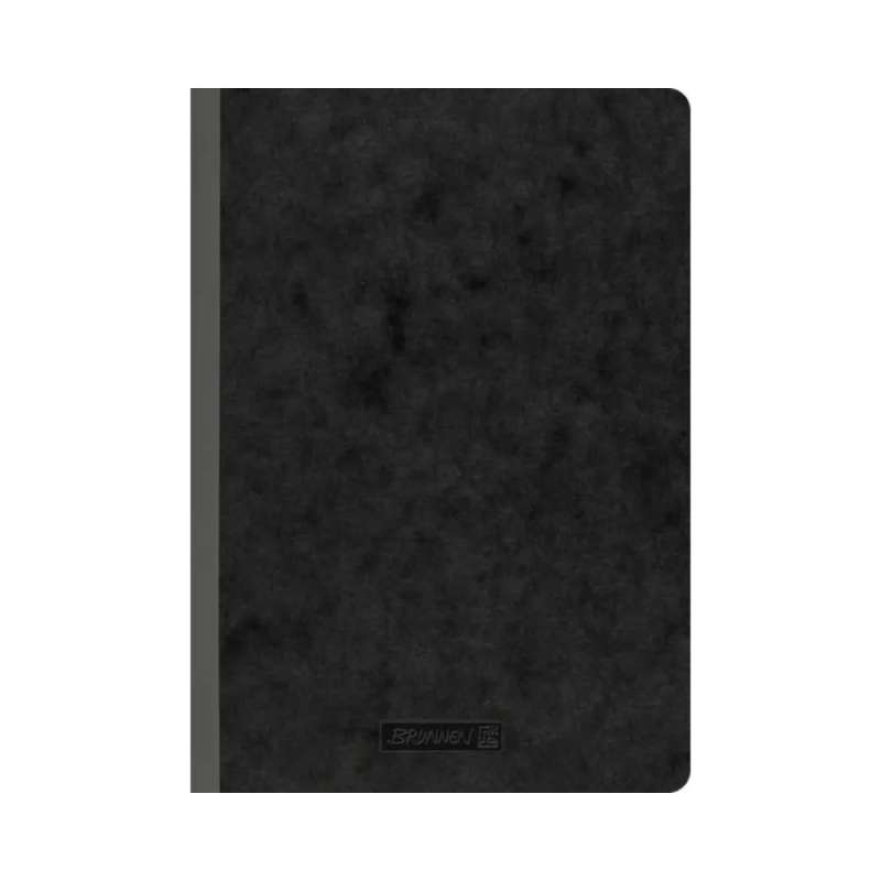 BRUNNEN Notizbuch | Kladde, Ausführung ohne Gummiverschluss, Lineatur liniert, Format A5, Farbe schwarz BRUNNEN Notizbuch | Kladde, Ausführung ohne Gummiverschluss, Lineatur liniert, Format A5, Farbe schwarz von Brunnen