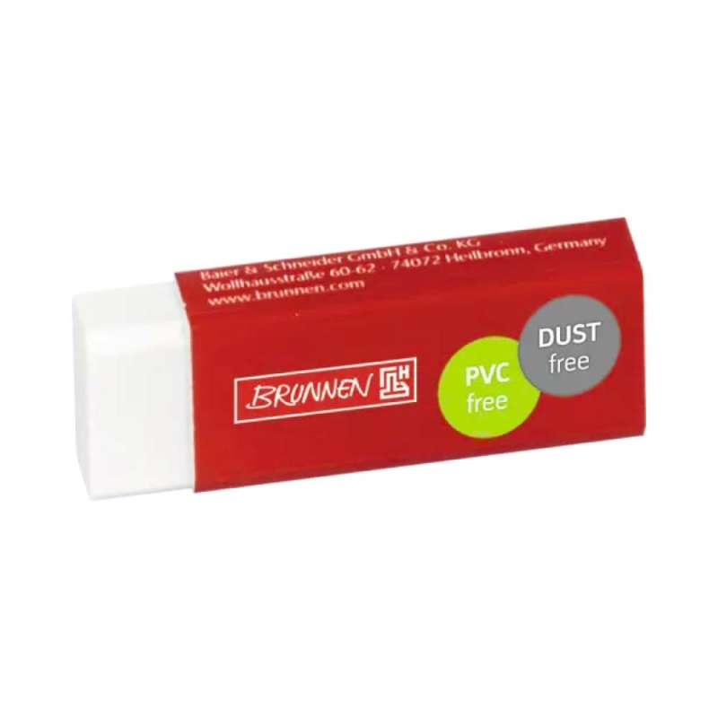 BRUNNEN Radiergummi DUST free, Ausführung Standard, Farbe rot BRUNNEN Radiergummi DUST free, Ausführung Standard, Farbe rot von Brunnen