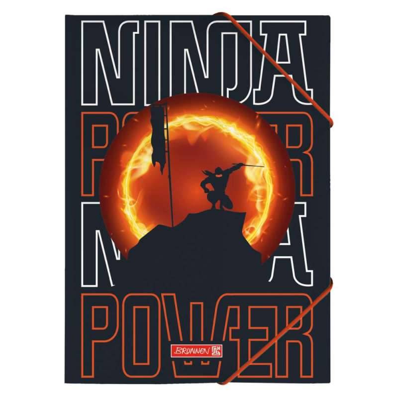 BRUNNEN Sammelmappe PP-Folie, Format A4, Brunnen Designs Ninja Power2 von Brunnen