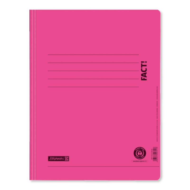 BRUNNEN Schnellhefter FACT!Recycling für A4, Farbe pink von Brunnen