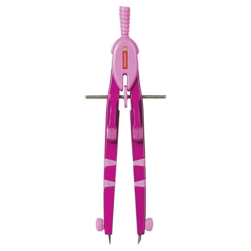 BRUNNEN Schnellverstellzirkel, Ausführung Peak-4, Kreise bis  Ø 370 mm, Farbe pink von Brunnen