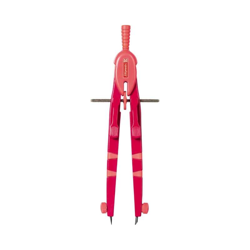 BRUNNEN Schnellverstellzirkel, Ausführung Peak-4, Kreise bis  Ø 370 mm, Farbe rot von Brunnen