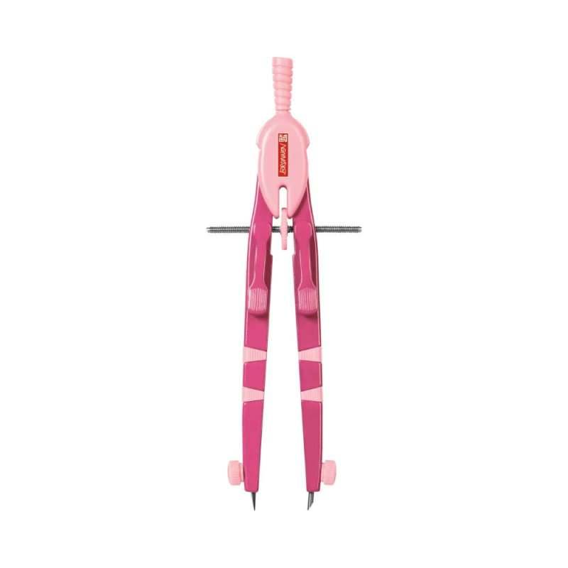 BRUNNEN Schnellverstellzirkel, Ausführung Peak-4, Kreise bis  Ø 370 mm, Farbe tulip von Brunnen