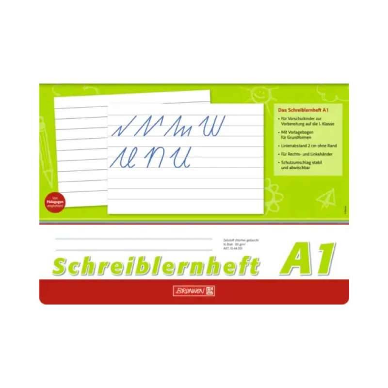 BRUNNEN Schreiblernheft, Ausführung quer, Lineatur Lineatur A1 liniert von Brunnen