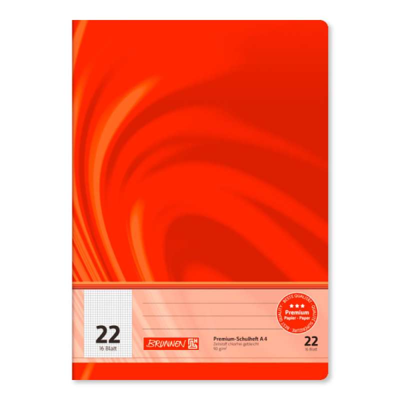 BRUNNEN Schulheft Vivendi, Lineatur Lineatur 22 kariert, Format A4, Blatt Anzahl 32 Blatt BRUNNEN Schulheft Vivendi, Lineatur Lineatur 22 kariert, Format A4, Blatt Anzahl 32 Blatt von Brunnen