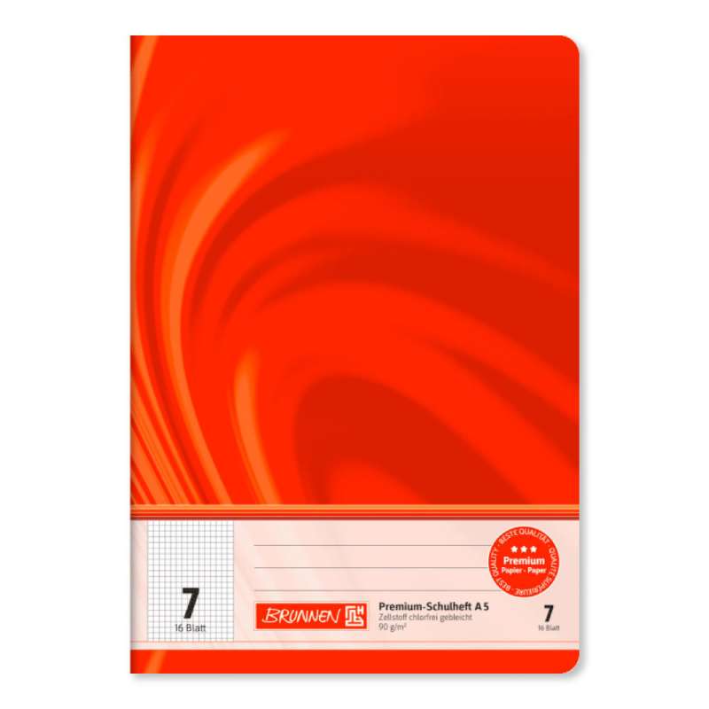 BRUNNEN Schulheft Vivendi, Lineatur Lineatur 7 kariert, Format A5, Blatt Anzahl 16 Blatt BRUNNEN Schulheft Vivendi, Lineatur Lineatur 7 kariert, Format A5, Blatt Anzahl 16 Blatt von Brunnen