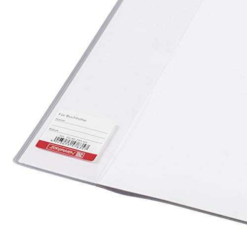 Buchumschlag Buchhülle extra stabil Höhe 265mm 26,5cm Sparpack Buchschoner (20 Buchumschläge) von BRUNNEN