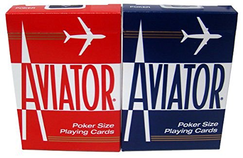 Karten Aviator – Karten Poker – Karten Aviator rot von Brybelly