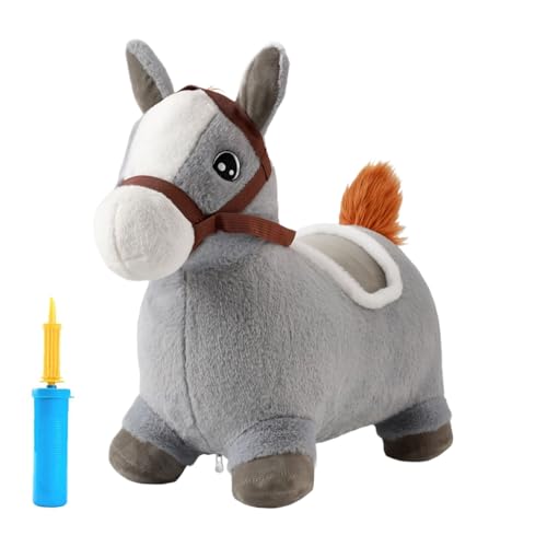 Bouncy Horse, Inflatable Plush Animal Hopper, Indoor Interactive Rides-On Toy for Kids Ages 2–5, Fun Balance Training Activity for Boys, Girls, Toddler, Safe and Soft Playtime Companion Bouncy Horse, Inflatable Plush Animal Hopper, Indoor Interactive Rides-On Toy for Kids Ages 2–5, Fun Balance Training Activity for Boys, Girls, Toddler, Safe and Soft Playtime Companion von Bsbkoj