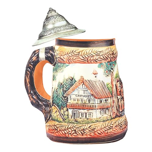 Bsbkoj Bierkostüme Für Erwachsene | Klassisches Bierglas Kostüm Erwachsene - Spaßiger Overall für Oktoberfest Erwachsene Kinder Mädchen Cosplay Partys von Bsbkoj