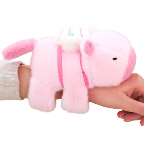 Bsbkoj Capybara Slap Bracelet, Soft Plush Stuffed Animal Wristband, 4.72inches Wrap Band, Cute Portable Toy for Boys, Girls, Kids, and Adults, Fun Accessory for Parties, Everyday Wear Bsbkoj Capybara Slap Bracelet, Soft Plush Stuffed Animal Wristband, 4.72inches Wrap Band, Cute Portable Toy for Boys, Girls, Kids, and Adults, Fun Accessory for Parties, Everyday Wear von Bsbkoj