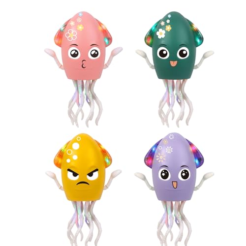 Bsbkoj Electric Dancing Octopus Toy with LED Lights, Interactive Octopus Toys, Rechargeable Musical Robot, Obstacle Avoidance for Kids Home Indoor Travel Plaything, 4.92x8.07 inches Bsbkoj Electric Dancing Octopus Toy with LED Lights, Interactive Octopus Toys, Rechargeable Musical Robot, Obstacle Avoidance for Kids Home Indoor Travel Plaything, 4.92x8.07 inches von Bsbkoj