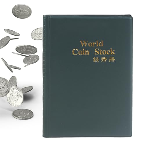 Bsbkoj Münzhalterbuch - 5,91 Zoll 120 Taschen Sammler -Organisator Album für Bildungsprojekte, Ruhestandsbedenken mit Schutzlager, Sammlerbuch für Museumsausstellung, Schule Bsbkoj Münzhalterbuch - 5,91 Zoll 120 Taschen Sammler -Organisator Album für Bildungsprojekte, Ruhestandsbedenken mit Schutzlager, Sammlerbuch für Museumsausstellung, Schule von Bsbkoj