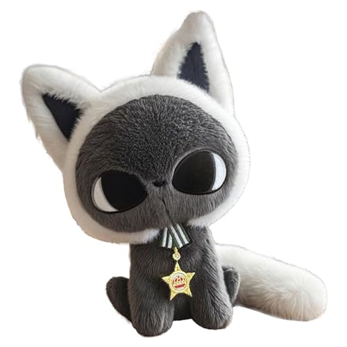 Bsbkoj Plüschkatze | Plüsch Katzen Spielzeug Für Kinder,Kuscheliges 25 cm Spieltier für zu Hause, Büro, Kinderzimmer, Reise, Ostern und Abschlussfeier von Bsbkoj
