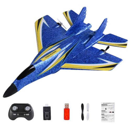 Bsbkoj RC Planes for Kids, LED Light RC Airplane, Educational Outdoor RC Aircraft, Waterproof RC Flying Toy, Beginner RC Airplane, 2.4GHz Remote Control Plane, RC Airplane Toy, Lightweight RC von Bsbkoj