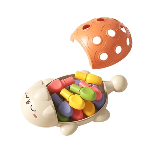 Bsbkoj Sensory Fine Motor Toy, Sorting Matching Children Colors Learning Toy, for 1-4 Years Old Boys and Girls, Home School Learning Activity, (9.06x6.69x4.72 inches), for Living Room a von Bsbkoj