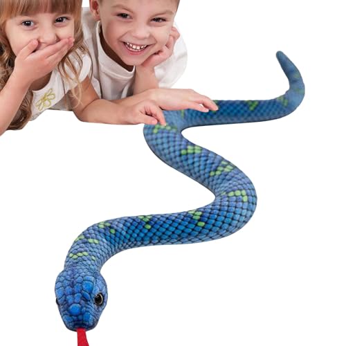 Bsbkoj Snake Plush, 39-Inch Soft Washable Stuffed Toy, Cute Cuddle Companion for Kids, Fun Animal Prank Toy for Boys and Girls, Perfect for Birthday Parties and Gags von Bsbkoj