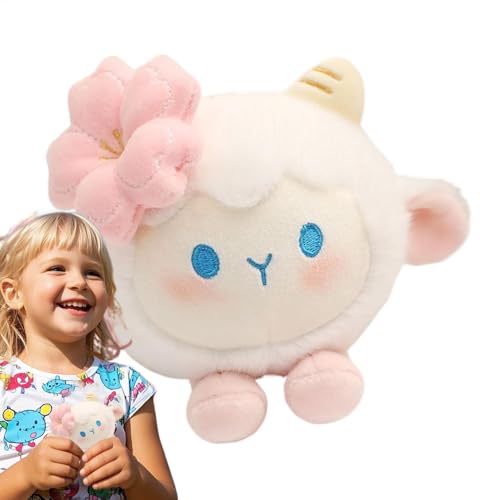 Bsbkoj Soft Plush Doll, Squeezable Soft Plush Toy, 3.94x3.94 inches Adorable Home Display Decoration, Portable Charm Sleeping Companion for Hugging, Accompany, Relaxing von Bsbkoj